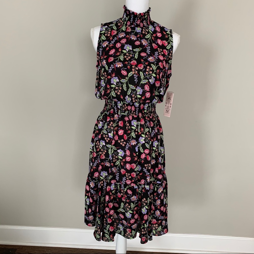 Nanette Lepore Floral Smocked Blouson Dress - Picture 3 of 12